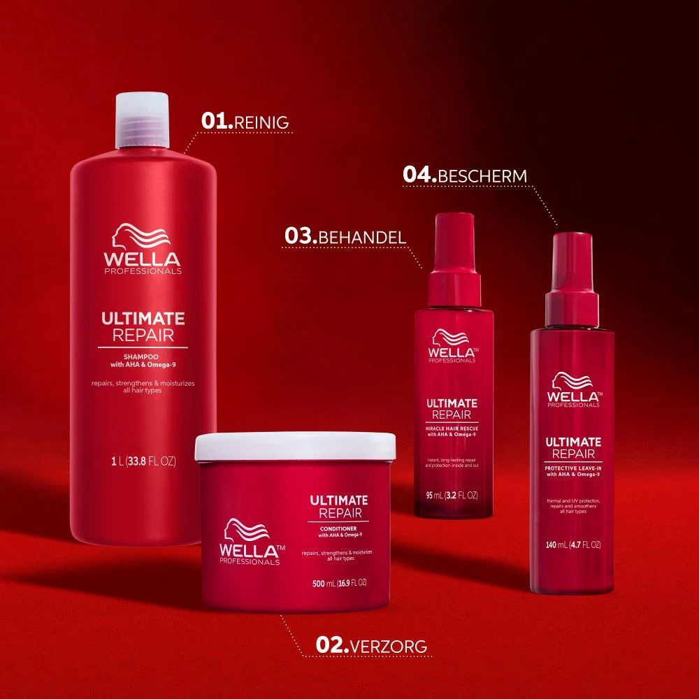 Wella Ultimate Repair Shampoo 1000ml 4 Wella Ultimate Repair Shampoo 1000ml - Afbeelding 4