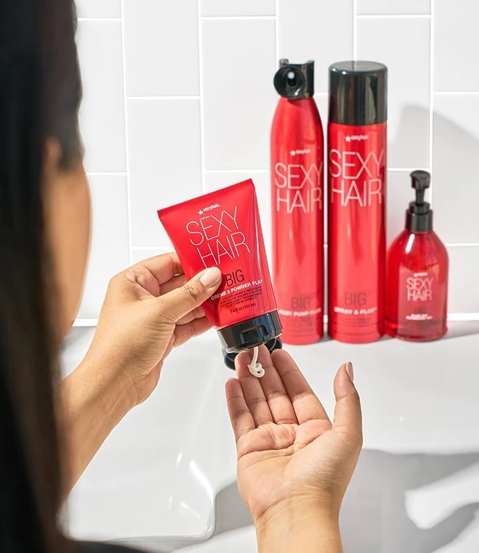 Sexyhair Big Creme 2 Powder Play 101ml 2 Sexyhair Big Creme 2 Powder Play 101ml - Afbeelding 2