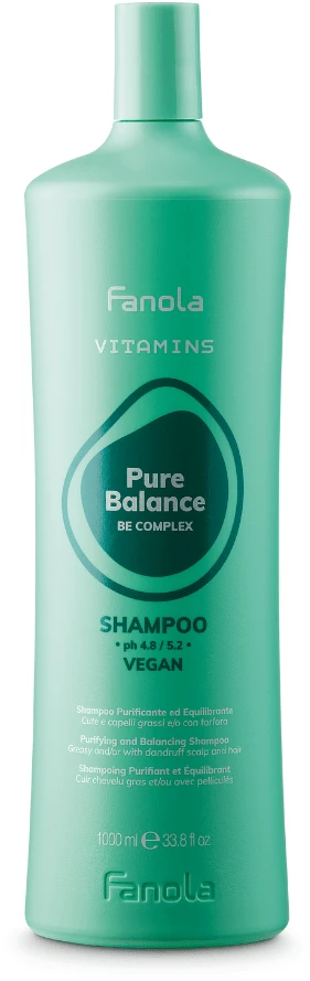 Fanola Vitamins Pure Balance Purifying And Balancing Shampoo 1000ml 1 Fanola Vitamins Pure Balance Purifying And Balancing Shampoo 1000ml