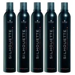 10x Schwarzkopf Silhouette Super Hold Mousse 500ml