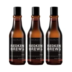 Redken Brews Shampoo 3 IN 1 3x 300ml = 900ml
